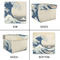 Great Wave off Kanagawa Gift Boxes with Lid - Canvas Wrapped - Large - Approval