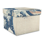 Great Wave off Kanagawa Gift Box with Lid - Canvas Wrapped - Large