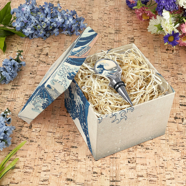 Great Wave off Kanagawa Gift Boxes with Lid - Canvas Wrapped - Medium - In Context