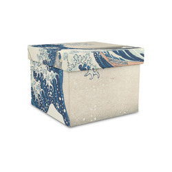 Great Wave off Kanagawa Gift Box with Lid - Canvas Wrapped - Small