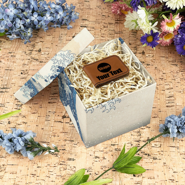 Great Wave off Kanagawa Gift Boxes with Lid - Canvas Wrapped - Small - In Context