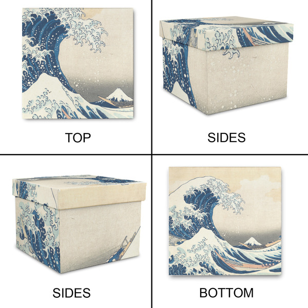 Great Wave off Kanagawa Gift Boxes with Lid - Canvas Wrapped - X-Large - Approval