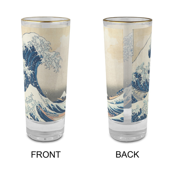 Great Wave off Kanagawa Glass Shot Glass - 2 oz - Single - APPROVAL