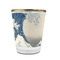 Great Wave off Kanagawa Glass Shot Glass - With gold rim - FRONT