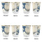 Great Wave off Kanagawa Glass Shot Glass - with gold rim - Set of 4 - APPROVAL