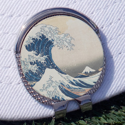 Great Wave off Kanagawa Golf Ball Marker - Hat Clip