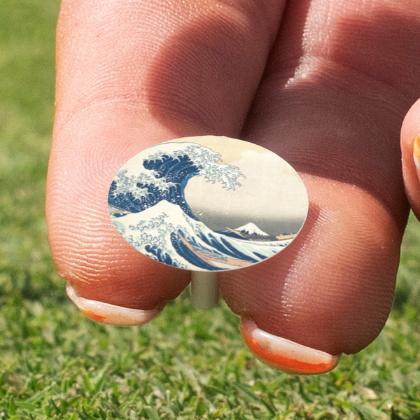 Great Wave off Kanagawa Golf Tees & Ball Markers Set - Marker