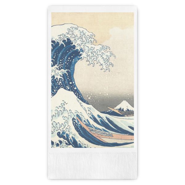 Custom Great Wave off Kanagawa Guest Paper Towels - Full Color