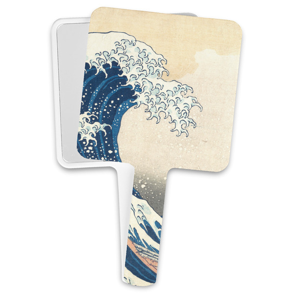 Custom Great Wave off Kanagawa Hand Mirror