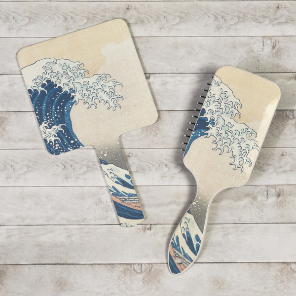 Great Wave off Kanagawa Hand Mirrors - In Context