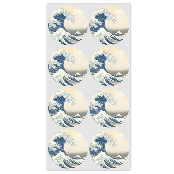 Great Wave off Kanagawa Icing Circle - Medium - Set of 8