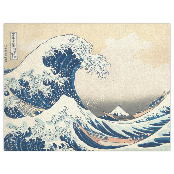 Great Wave off Kanagawa Indoor / Outdoor Rug - 6'x8' - Front Flat