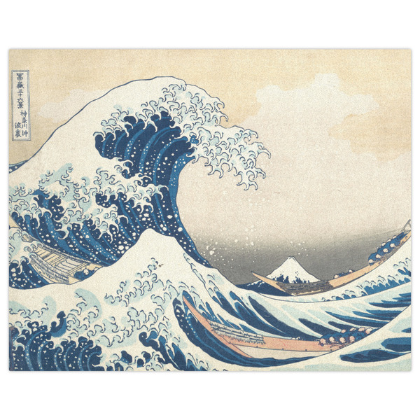 Great Wave off Kanagawa Indoor / Outdoor Rug - 8'x10' - Front Flat