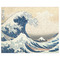 Great Wave off Kanagawa Indoor / Outdoor Rug - 8'x10' - Front Flat
