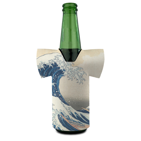 Great Wave off Kanagawa Jersey Bottle Cooler - FRONT (on bottle)