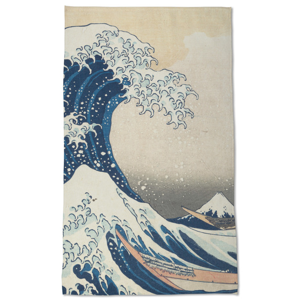 Great Wave off Kanagawa Kitchen Towel - Poly Cotton - Full Front