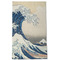 Great Wave off Kanagawa Kitchen Towel - Poly Cotton - Full Front