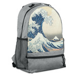 Great Wave off Kanagawa Backpack - Grey