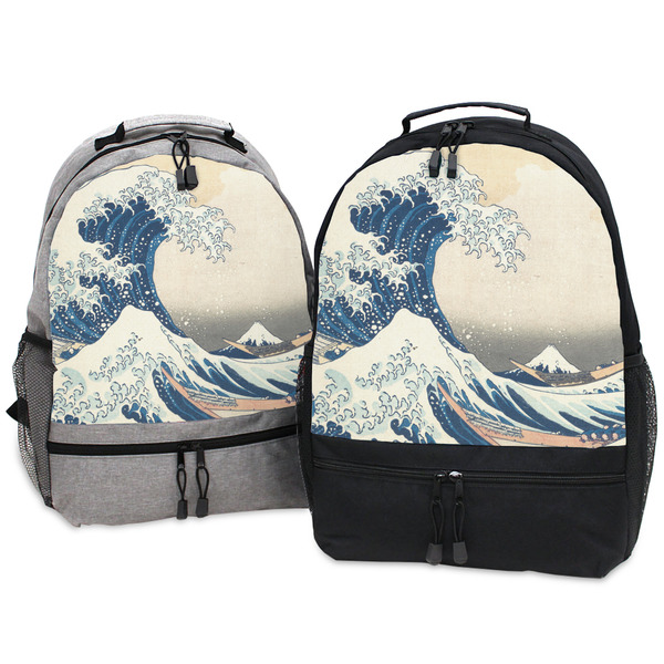 Great Wave off Kanagawa Large Backpacks - Both
