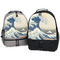 Great Wave off Kanagawa Large Backpacks - Both