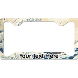 Great Wave off Kanagawa License Plate Frame - Style C