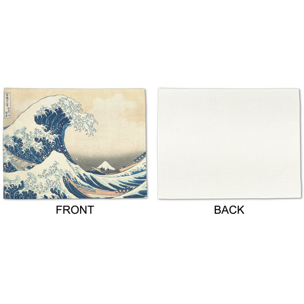 Great Wave off Kanagawa Linen Placemat - APPROVAL Single (single sided)