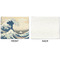 Great Wave off Kanagawa Linen Placemat - APPROVAL Single (single sided)