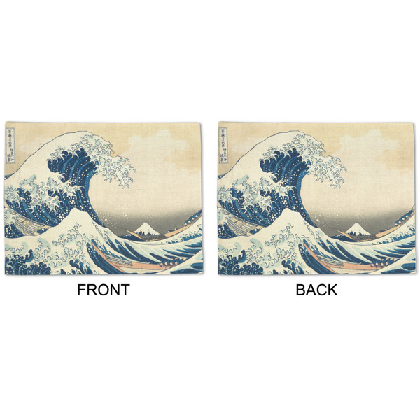 Great Wave off Kanagawa Linen Placemat - APPROVAL (double sided)