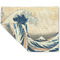 Great Wave off Kanagawa Linen Placemat - Folded Corner (double side)