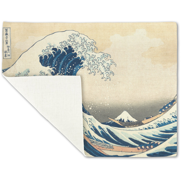 Great Wave off Kanagawa Linen Placemat - Folded Corner (single side)