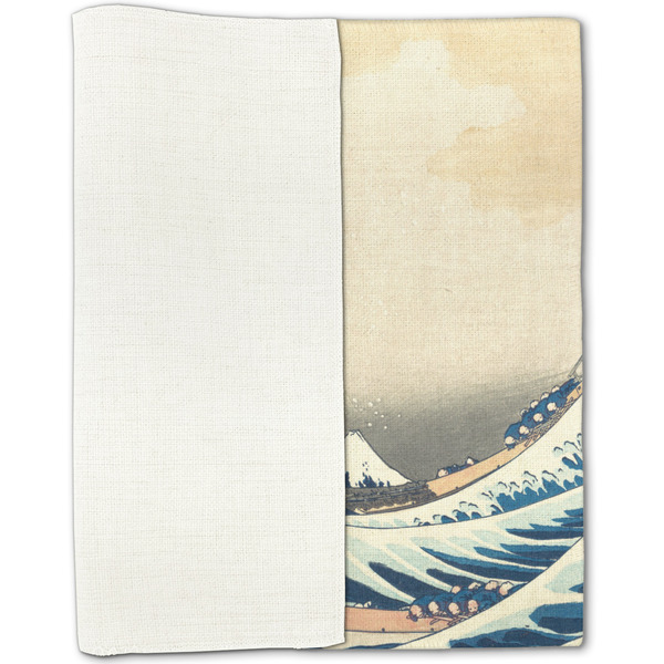 Great Wave off Kanagawa Linen Placemat - Folded Half