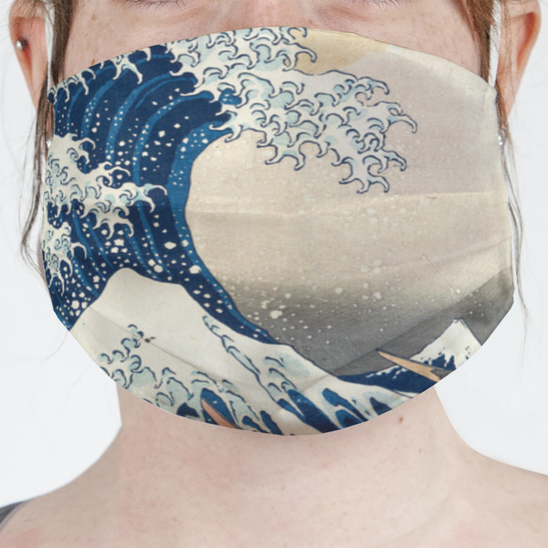 Custom Great Wave off Kanagawa Face Mask Cover