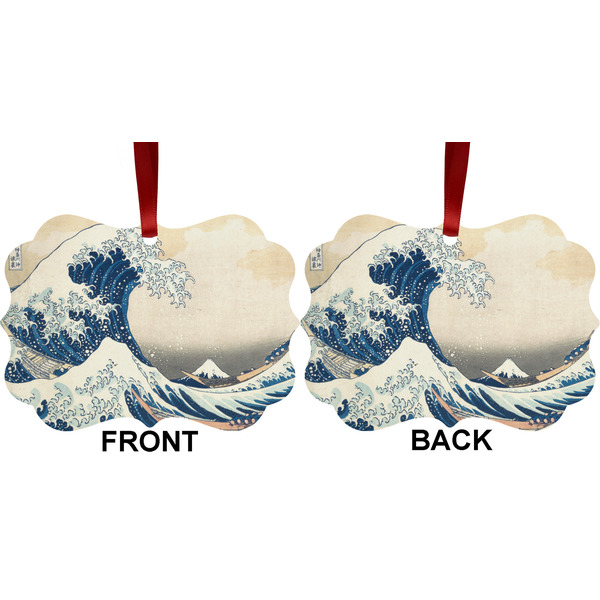 Great Wave off Kanagawa Metal Benilux Ornament - Front and Back (APPROVAL)