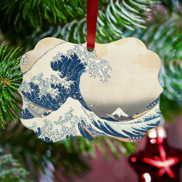 Great Wave off Kanagawa Metal Benilux Ornament - Lifestyle