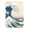Great Wave off Kanagawa Metal Luggage Tag - Front Without Strap
