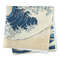 Great Wave off Kanagawa Microfiber Dish Rag - FOLDED (square)
