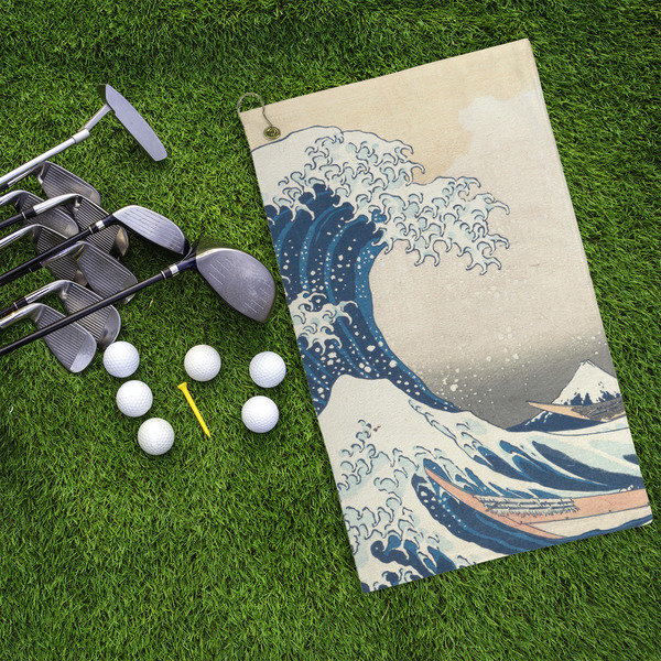Great Wave off Kanagawa Microfiber Golf Towels - LIFESTYLE