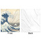 Great Wave off Kanagawa Minky Blanket - 50"x60" - Single Sided - Front & Back