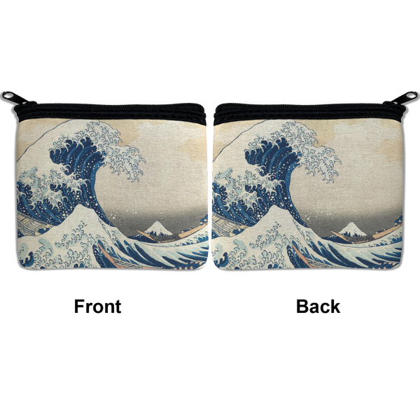 Great Wave off Kanagawa Neoprene Coin Purse - Front & Back (APPROVAL)