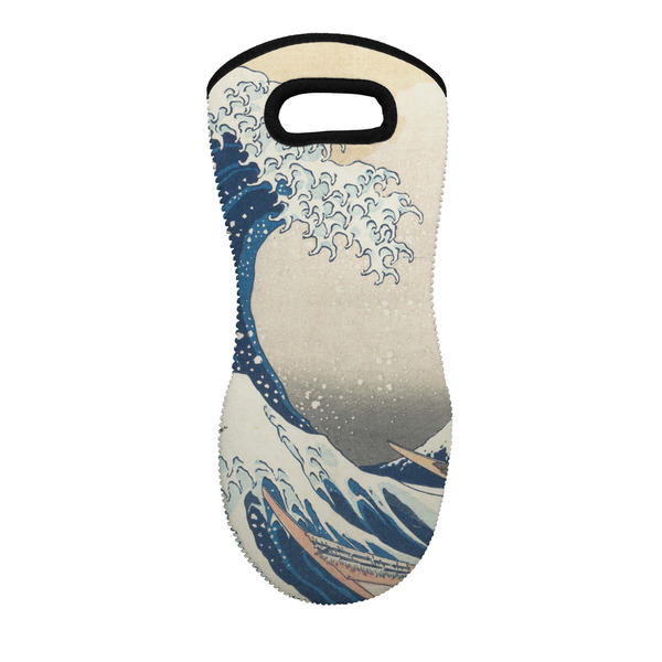 Custom Great Wave off Kanagawa Neoprene Oven Mitt