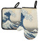 Great Wave off Kanagawa Left Oven Mitt & Pot Holder Set