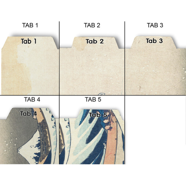 Great Wave off Kanagawa Page Dividers - Set of 5 - Approval