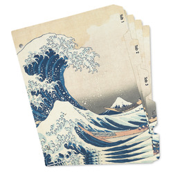 Great Wave off Kanagawa Binder Tab Divider - Set of 5
