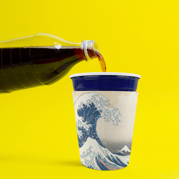 Great Wave off Kanagawa Party Cup Sleeves - without bottom - Lifestyle