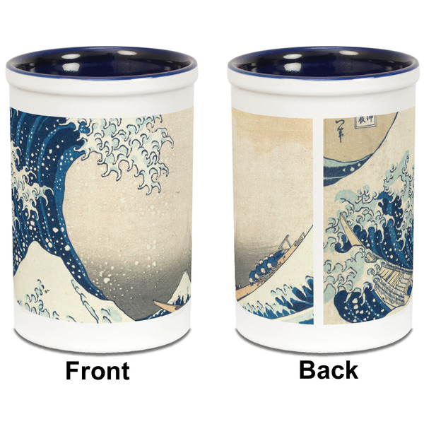 Great Wave off Kanagawa Pencil Holder - Blue - approval