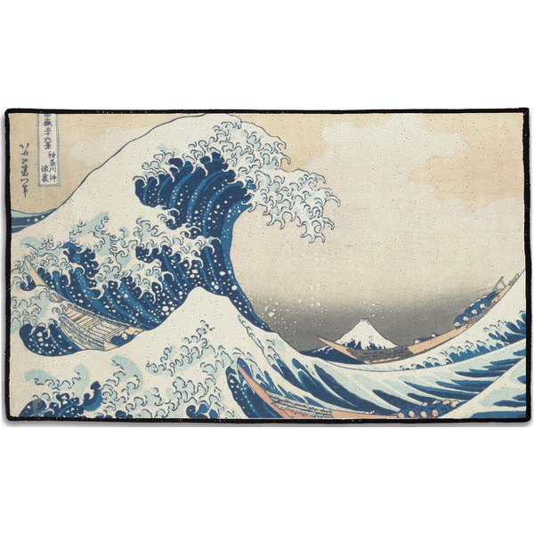 Custom Great Wave off Kanagawa Door Mat - 60"x36"