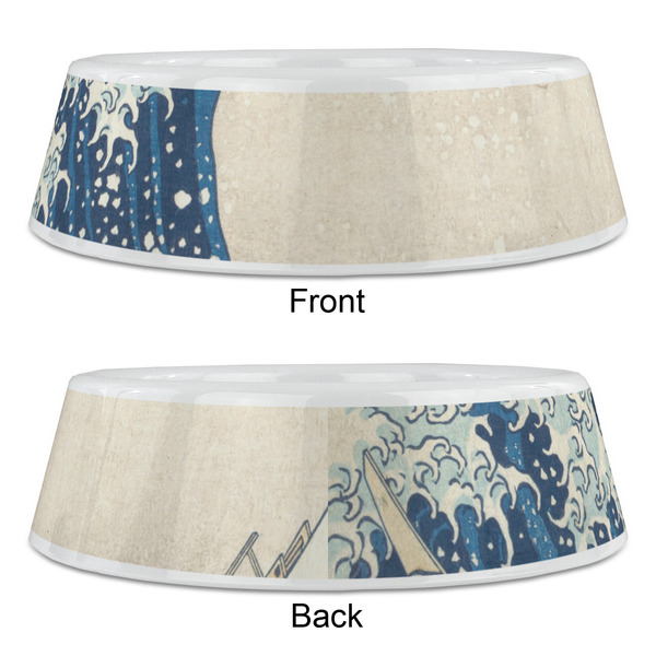 Great Wave off Kanagawa Plastic Pet Bowls - Large - APPROVAL