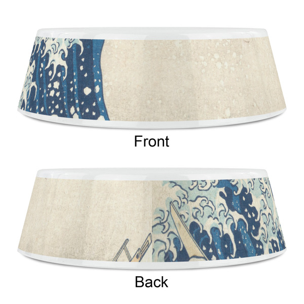 Great Wave off Kanagawa Plastic Pet Bowls - Small - APPROVAL