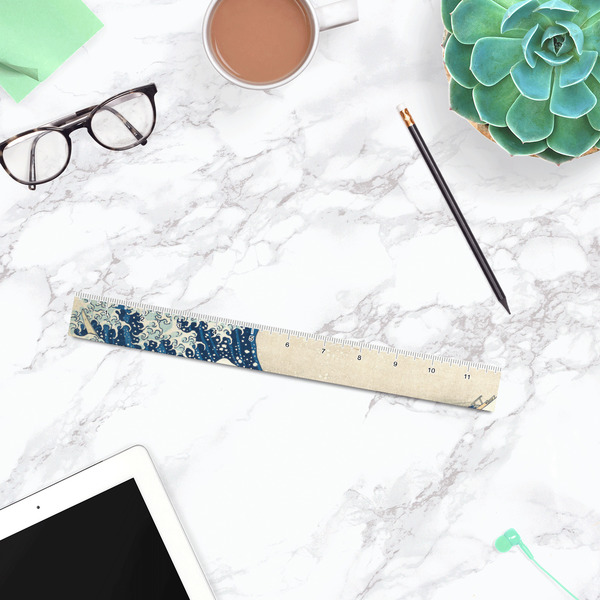 Great Wave off Kanagawa Plastic Ruler - 12" - LIFESTYLE