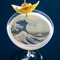 Great Wave off Kanagawa Printed Drink Topper - Large - In Context